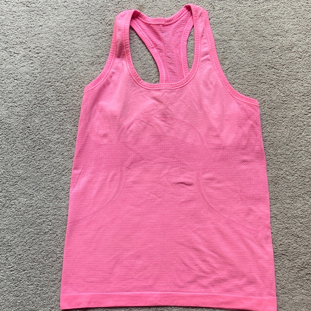 Pink Racerback Tank Top